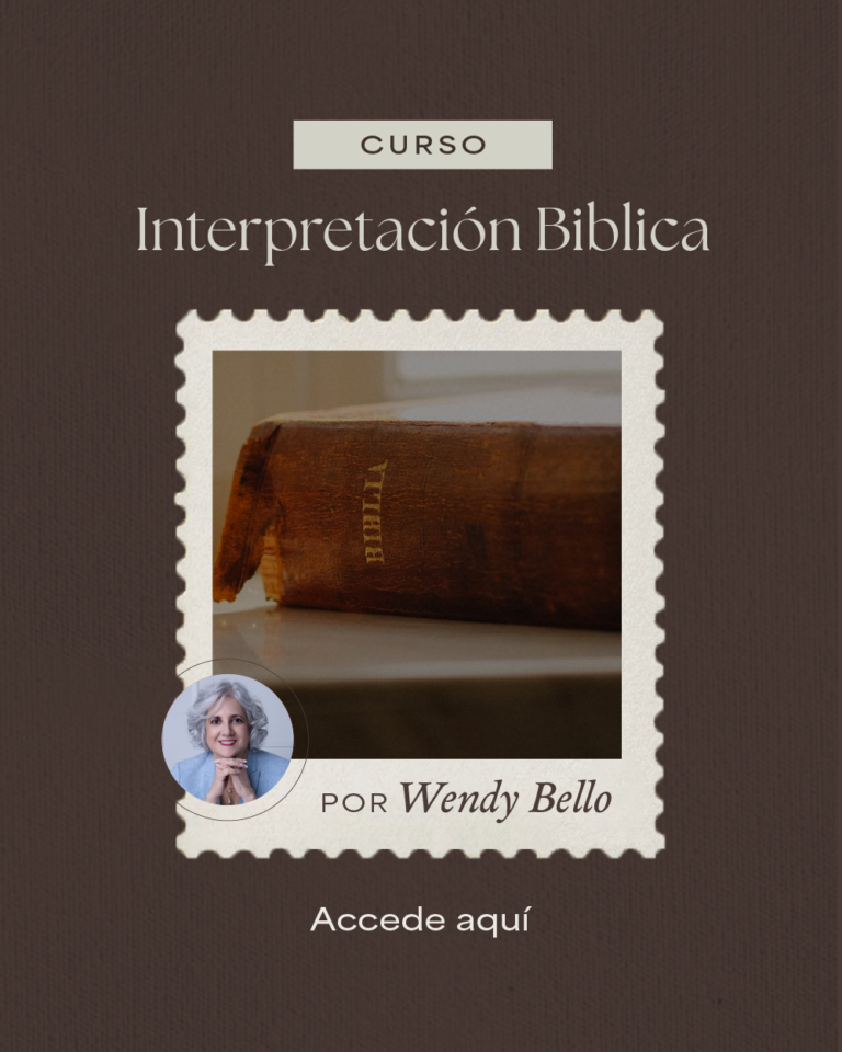 Curso de interpretación bíblica con Wendy Bello